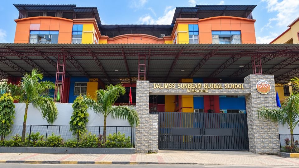 Dalimss Sunbeam Global School, Ramkatora, the school building